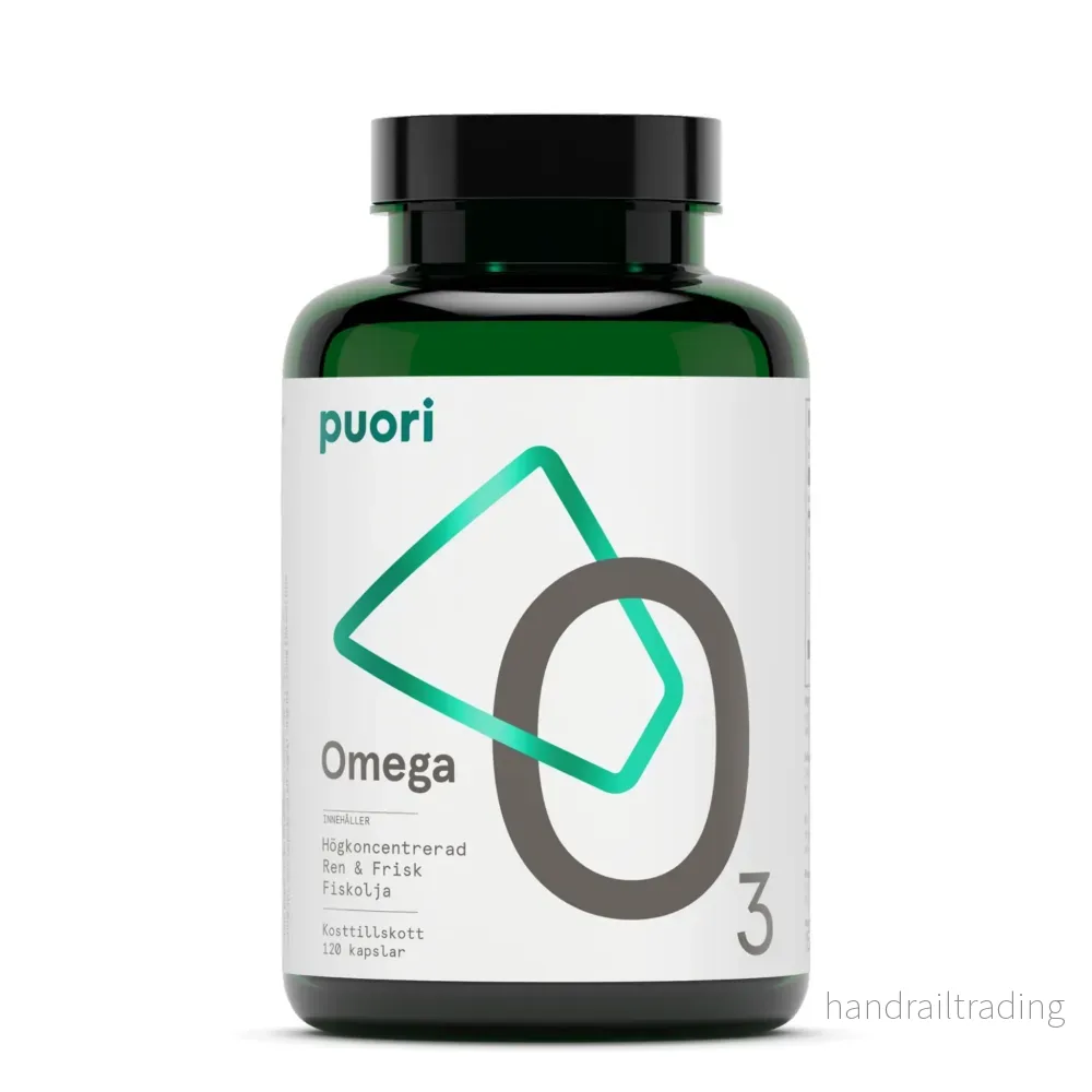 Puori Omega-3 Fiskolja O3 (180 kapslar) Puori Omega-3 Fiskolja O3 (180 kapslar)