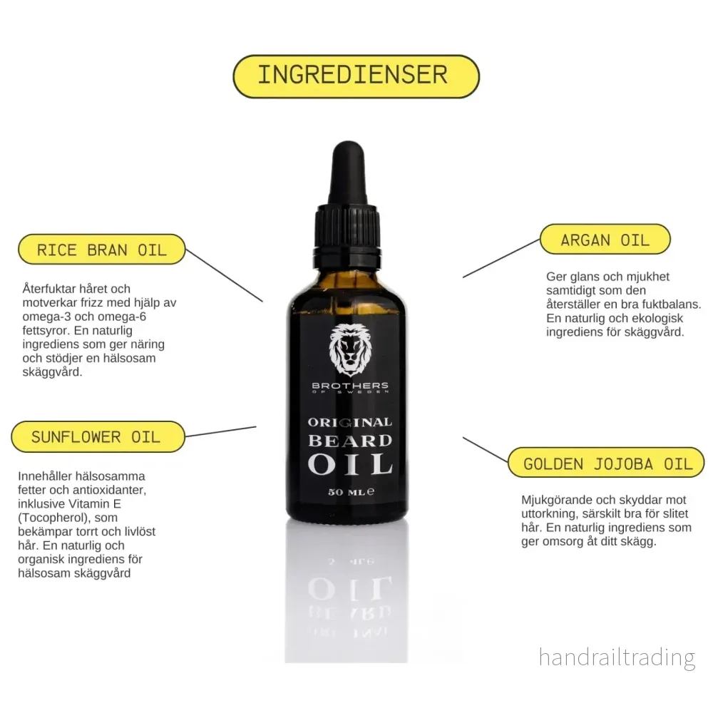 Brothers of Sweden Original Beard Oil 50ml - Bild 2