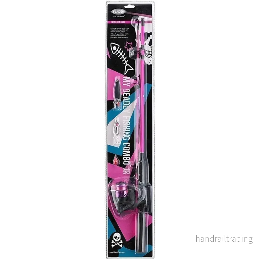 Fight Junior 125cm haspel rosa. spinnare. skeddrag & kastvikt