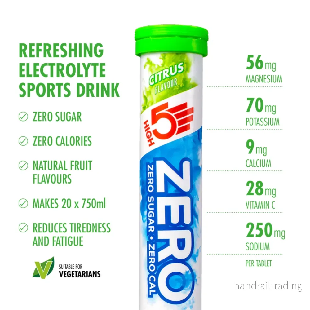 High5 Electrolyte Tabs ZERO Citrus (20 tabs) - Bild 2