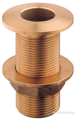 Guidi Bordgenomföring 3/4" mässing planhuv.