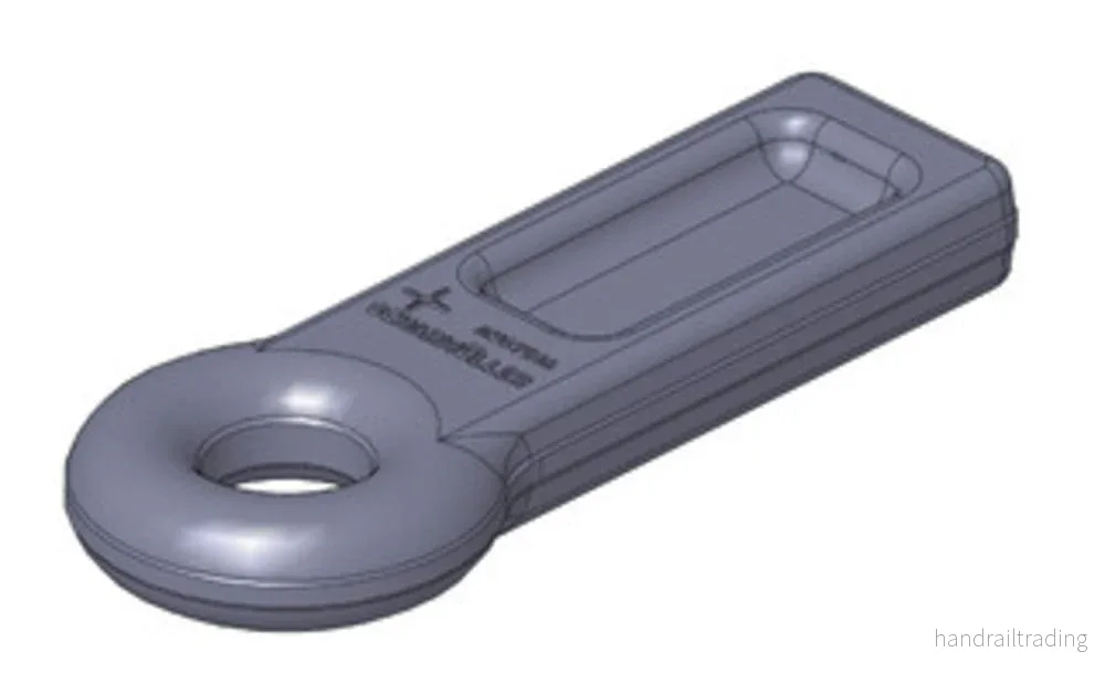 Svetsbar fast dragögla 50mm med skaft 40×90 från Scharmüller