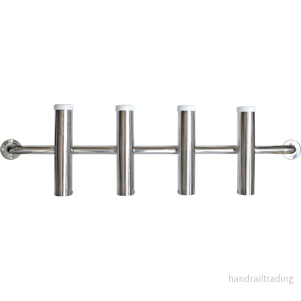 Fiskespöhållare RF-stål 304 till 4 spön. l-93cm