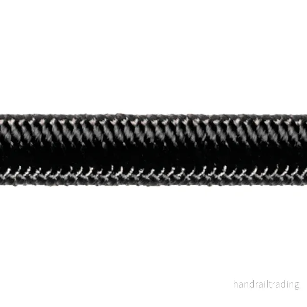 Robline elastisk lina 10 mm Svart 100 m