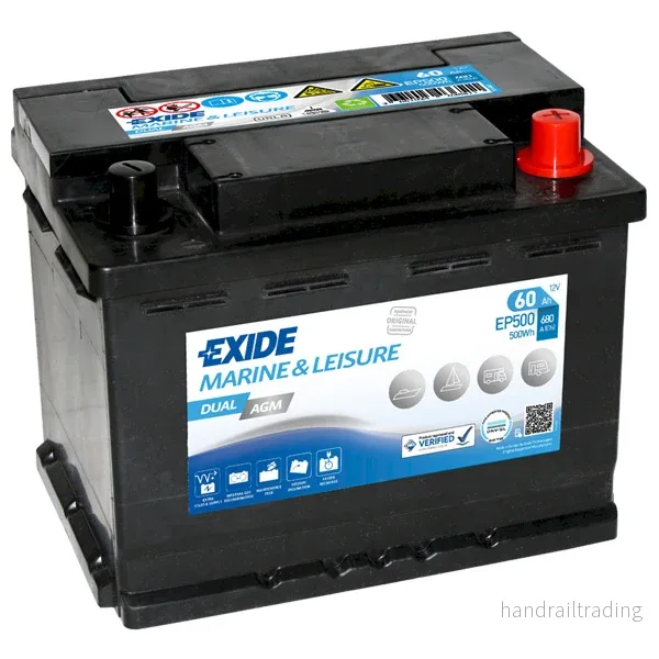 Exide Batteri dual AGM 680cca – 60Ah Exide Batteri dual AGM 680cca – 60Ah