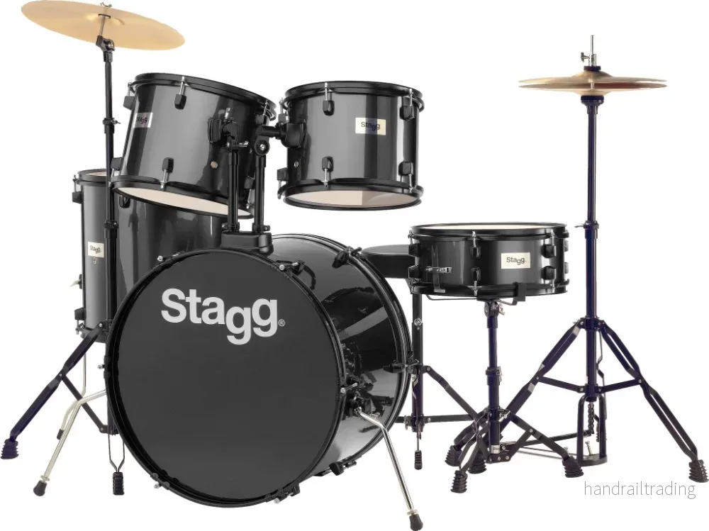 TIM122BBK 5Pc Drset.22″+Hw/Cym/Throne-Bk TIM122BBK 5Pc Drset.22″+Hw/Cym/Throne-Bk