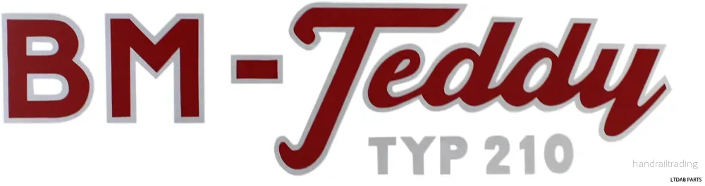 Dekal Teddy typ , 210 (Glasskåpet)