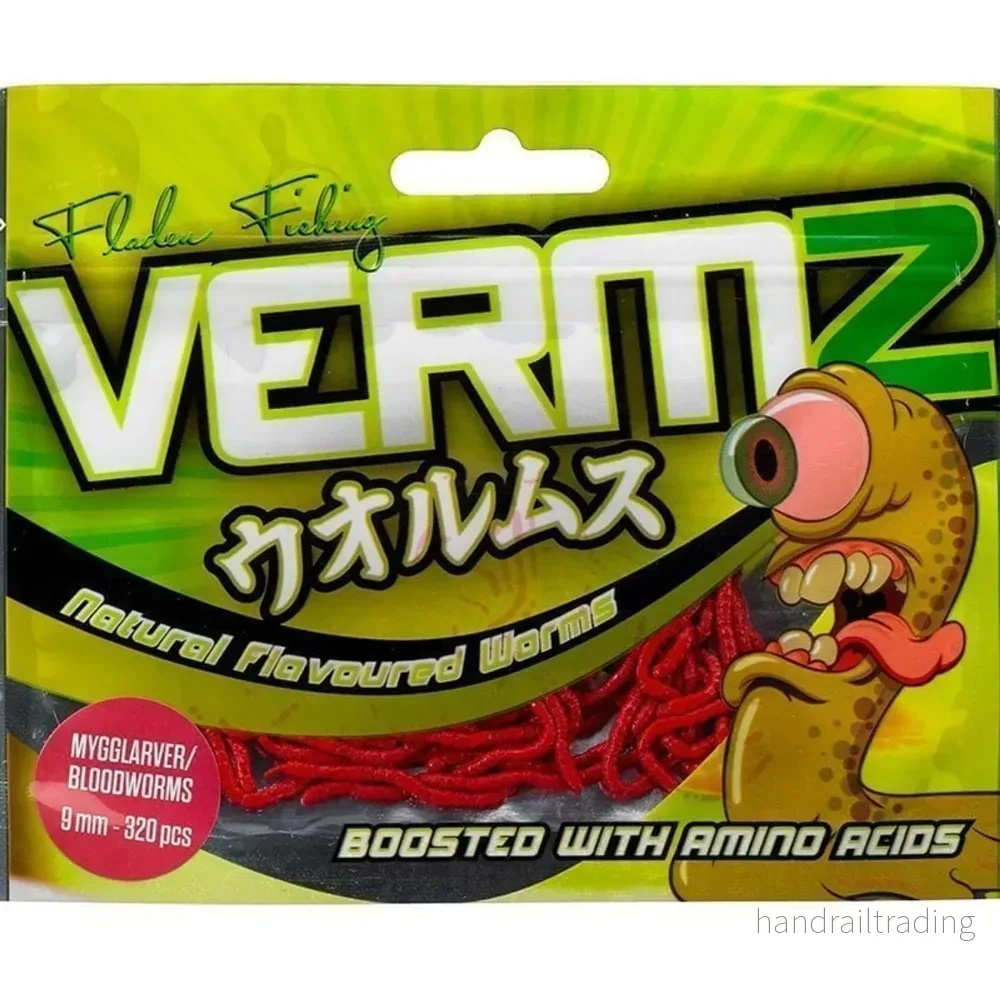 Vermz fjädermygglarv 0,9 cm 320 pcs natural red