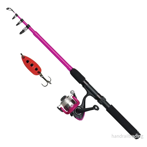 Kinetic Lille Viking Go Fishing 5,6fot Spin fiskespö, Rött Kinetic Lille Viking Go Fishing 5,6fot Spin fiskespö, Rött
