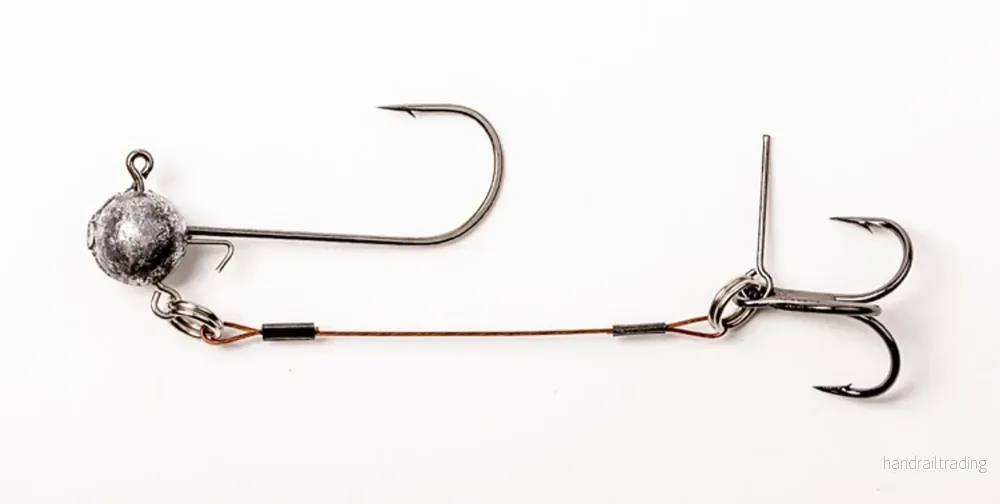 Jighead w wire stinger 6cm 15kg 10g 5/0