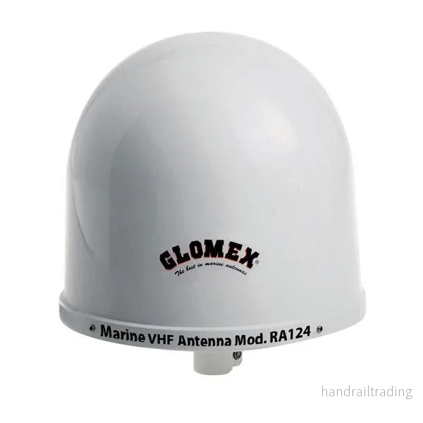 Glomex RA124 VHF-antenn med 9m kabel, PL 259-kontakt och beslag