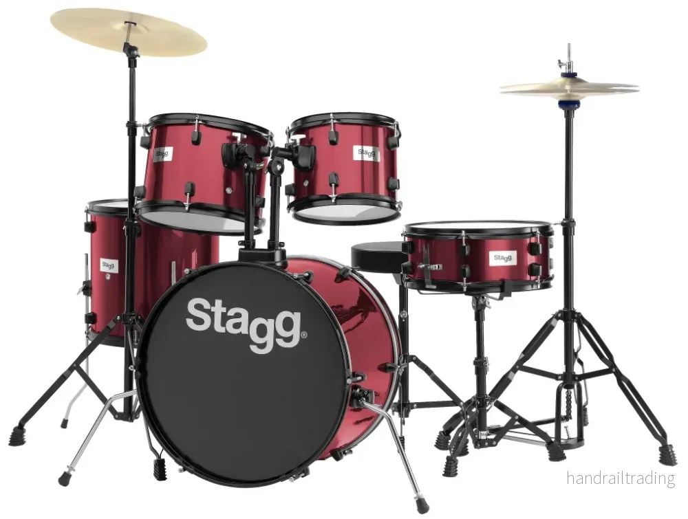 TIM120BWR 5Pc Drset.20″+Hw/Cym/Throne-Wr TIM120BWR 5Pc Drset.20″+Hw/Cym/Throne-Wr
