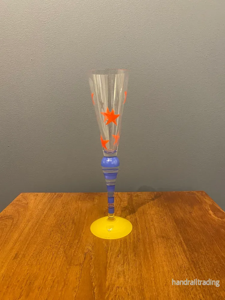 Anne Nilsson - Clown, champagneglas for Orrefors