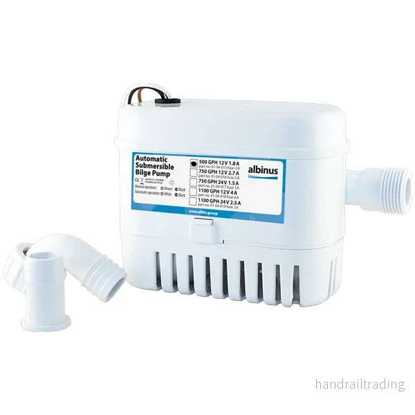Albin Automatic Bilge Pump 500 GPH 12V Albin Automatic Bilge Pump 500 GPH 12V