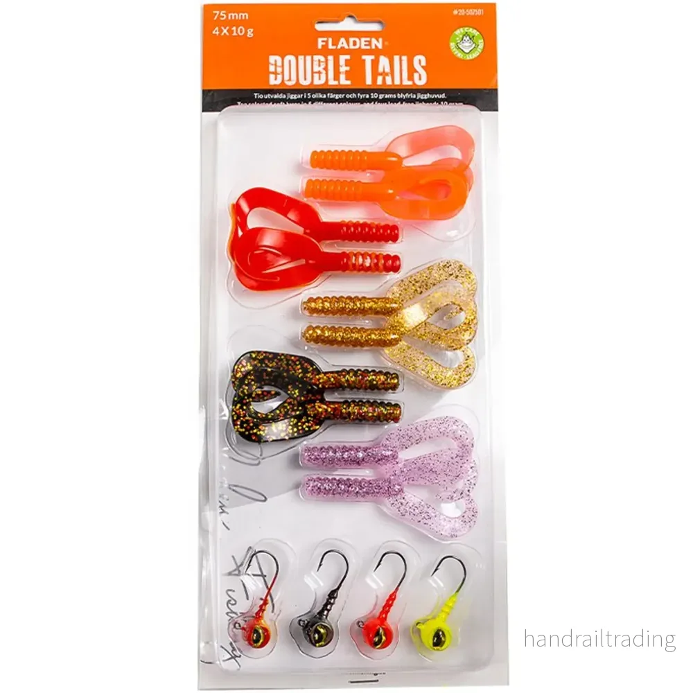 Jiggsortering Double Tails 75mm