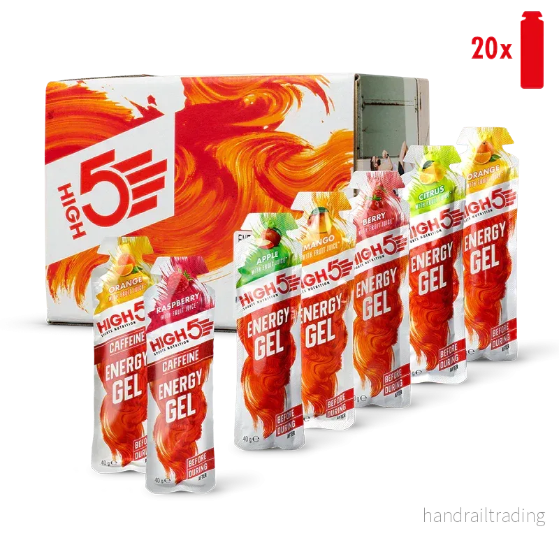 High5 Energy gel blandade smaker box (20x40g) High5 Energy gel blandade smaker box (20x40g)