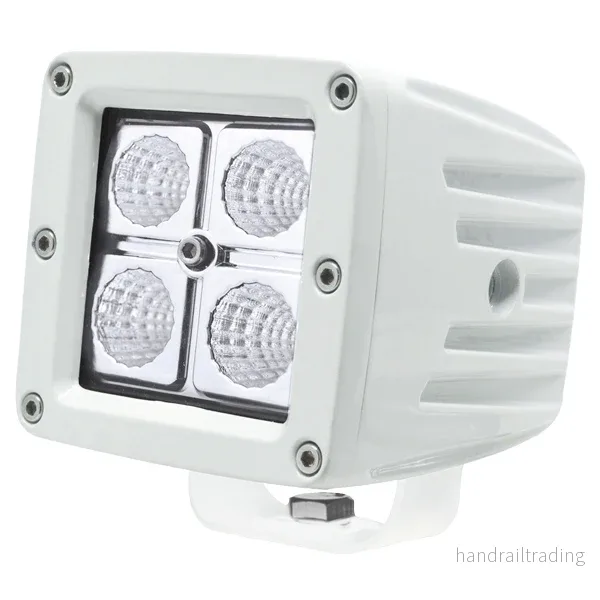 1852 däcksbelysn. 10-30V, 12W LED, Flood, 1080lm, 80x75x82mm