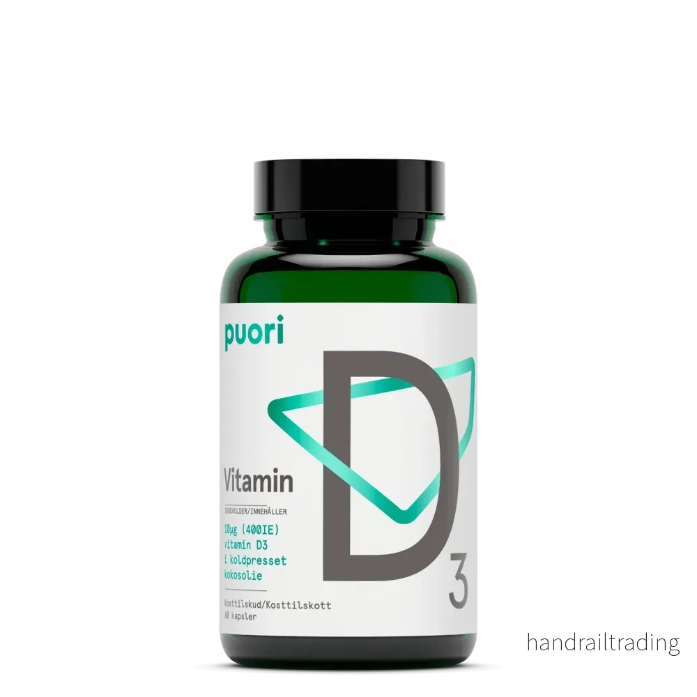 Puori D3 Vitamin 400IE (60 kapslar)