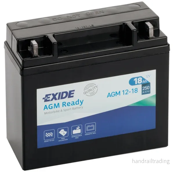 Exide Batteri AGM 18Ah start Exide Batteri AGM 18Ah start