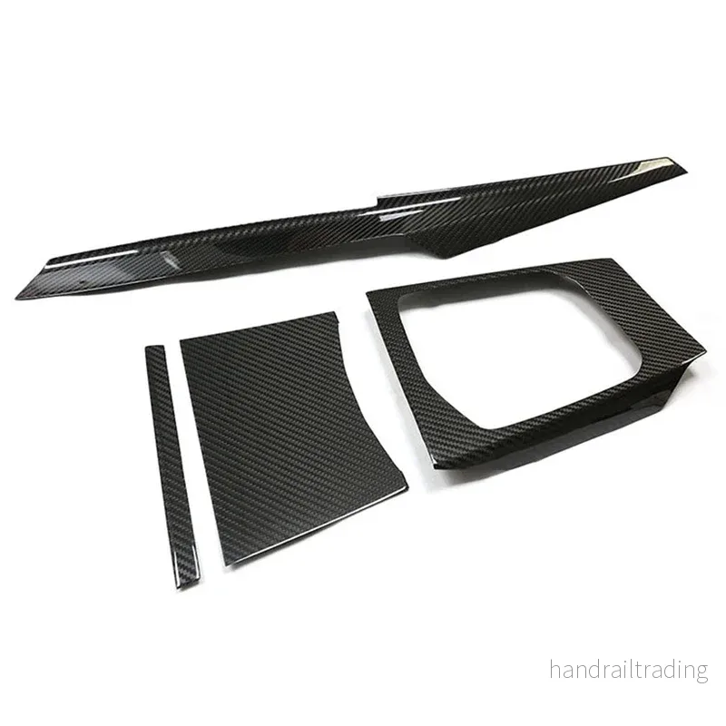 Carbon Fiber Interior Trim Covers till BMW 3 Series G20 G21 4 Series G22 G23 G26 2022 2023 Facelift LHD Version