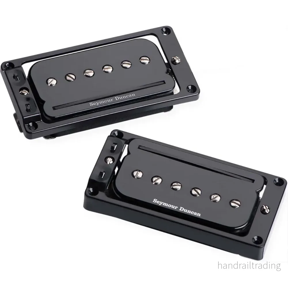 SET P-Rails w/ Flat Triple shot set Black