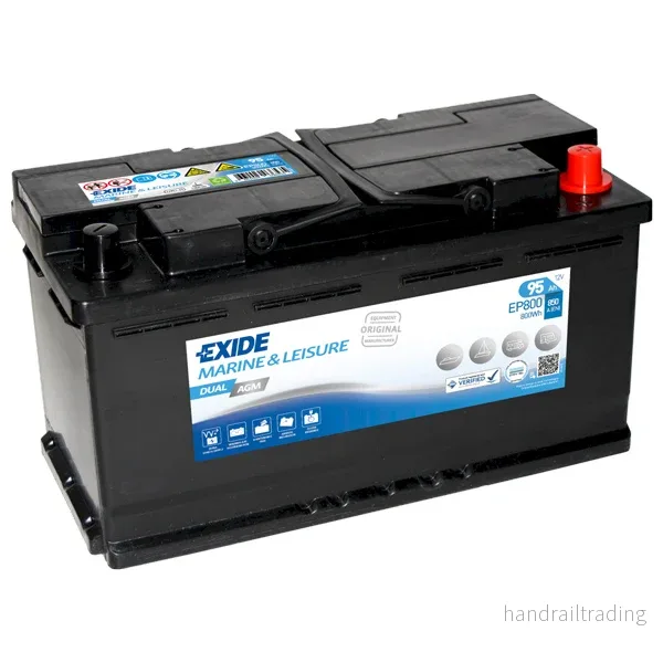 Exide Batteri dual AGM 850cca – 95Ah Exide Batteri dual AGM 850cca – 95Ah
