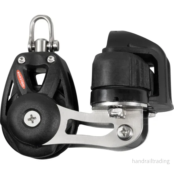Ronstan Enkelblock med skotlås och kullagrad serie 40, 10 mm