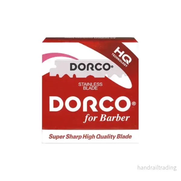 Dorco for Barber Rakblad – Rostfritt Stål (Röd) Dorco for Barber Rakblad – Rostfritt Stål (Röd)