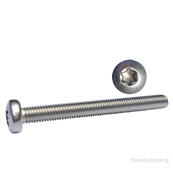 Maskinskruv kullrigt huvud Torx-spår 4×25 A4 ISO14583 10 st.