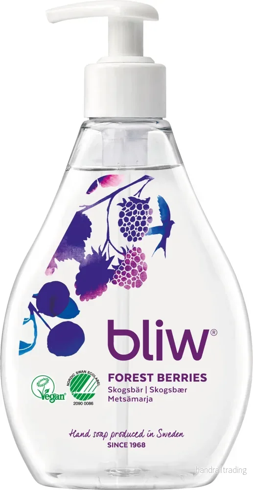 Flytande tvål Bliw 300ml pump skogsbär Flytande tvål Bliw 300ml pump skogsbär