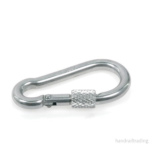1852 Karbinhake RF med lås 80 mm 1852 Karbinhake RF med lås 80 mm