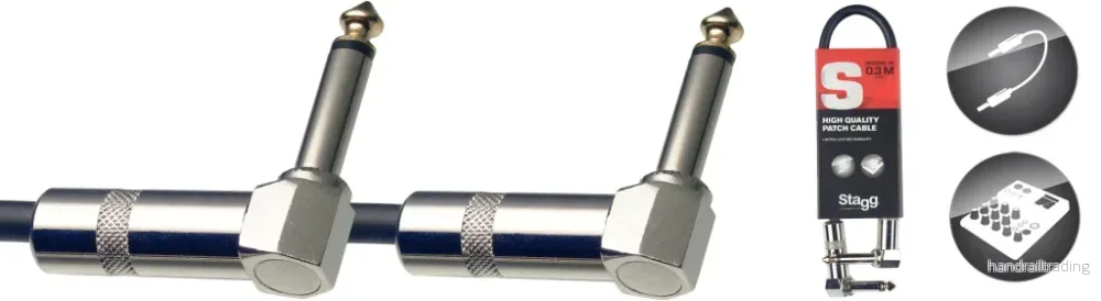 SPC010LDL 10CM/4″-PATCHCABLE L PLUG DL