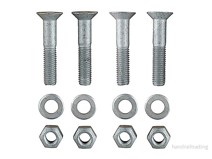 Skruvsats 55 mm till grundplatta från Rockinger