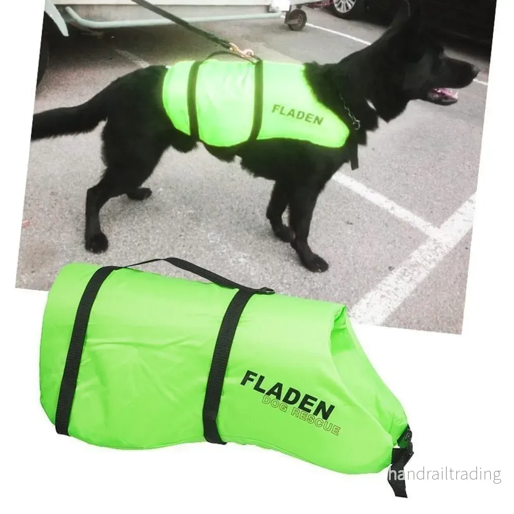 Hundflytväst limegrön XS-XXL