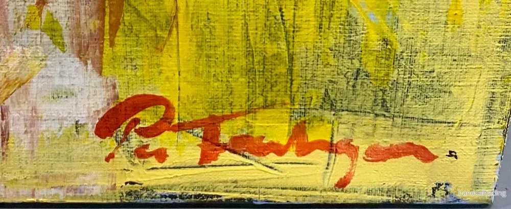 Per Fernhagen - Savann, acrylic on canvas - Bild 2