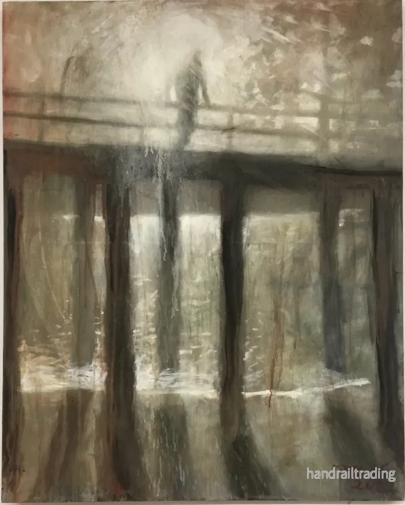 Jonas Wickman - Morgonpromenad (Morning walk), oil on canvas