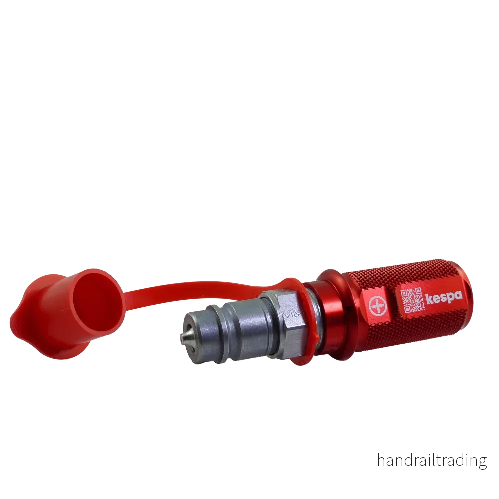 Slangmarkering blå med + komplett med BG3 koppling och 1/2″ gänga från KENNFIXX