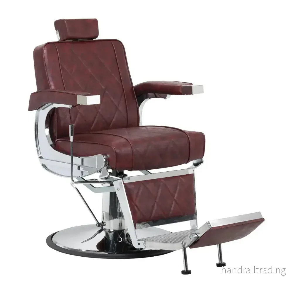 Barber chair BM88066 burgundy