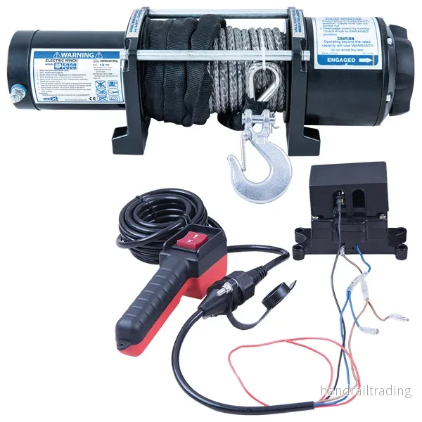 Rock RP5000 el-trailervinsch 12 V 3,8HK (2,8Kw) 2268 kg m/lina Rock RP5000 el-trailervinsch 12 V 3,8HK (2,8Kw) 2268 kg m/lina