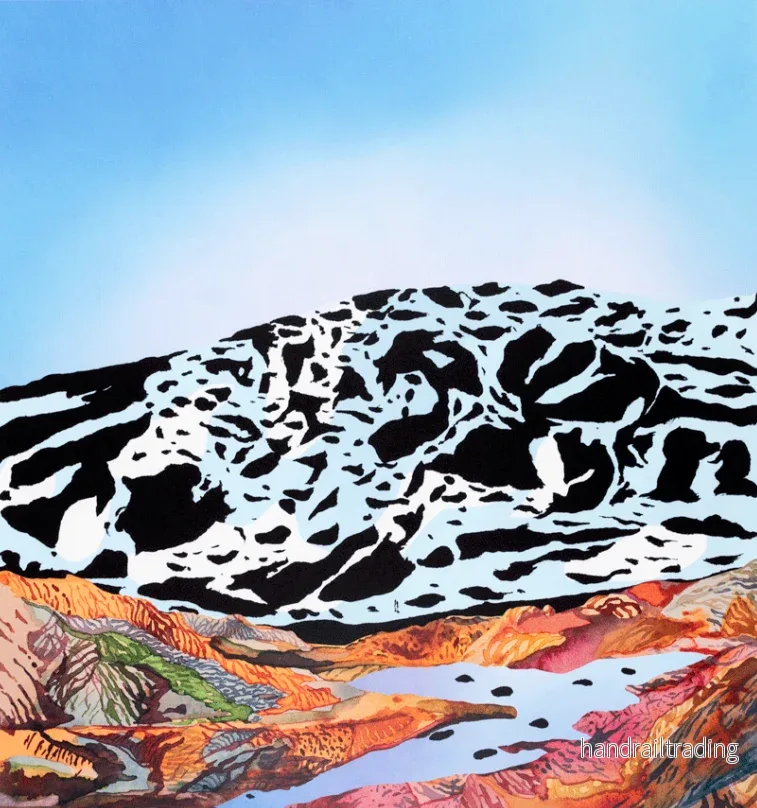 Roger Metto – Dalmatian mountain, sikscreen Roger Metto – Dalmatian mountain, sikscreen