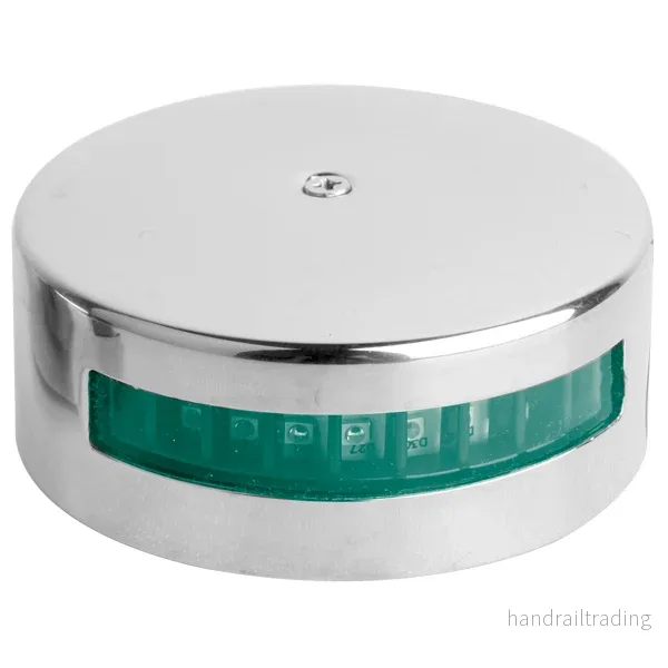 Lanterna LED RF stålhus Styrbord 2NM / 