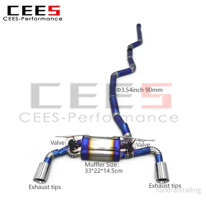 Avgassystem till BMW M140/M140i F20 B58 3.0T 2017-2019 - Bild 2