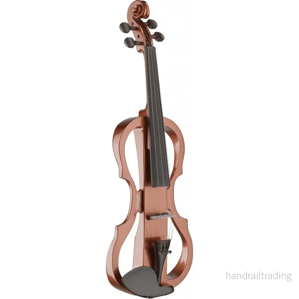 EVNX-4/4VBR Elec.Vln&Hdphone+Softc Violin Brown