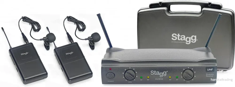 SUW50LLEGEU UHF Wireless 2x LAVALIER 863.8-864.