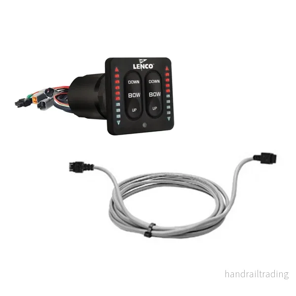 Lenco flybridge kontroll med indikator 12 m kabel Lenco flybridge kontroll med indikator 12 m kabel