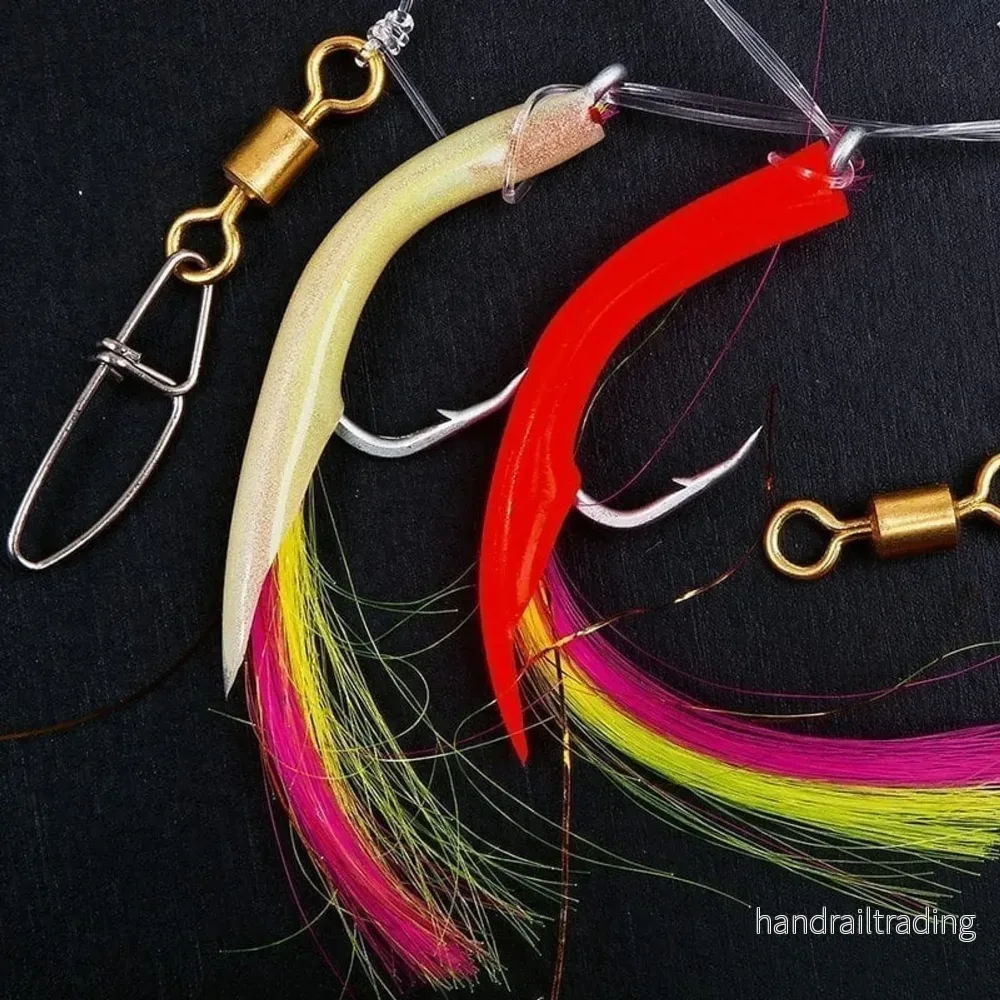Deep sea rig with tube and feather