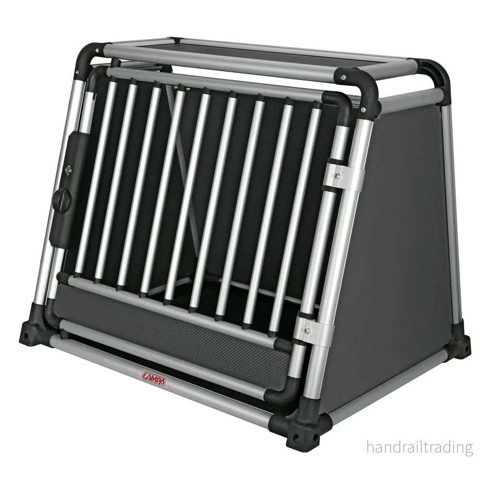 Premium hundbur i aluminium för personbil – Typ 2 – 80 × 65 × H 66 cm - Bild 2