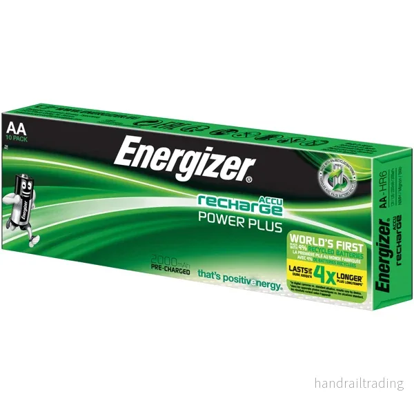 Energizer uppladdn.bart power plus AA 2000 mAh 10 stk Energizer uppladdn.bart power plus AA 2000 mAh 10 stk