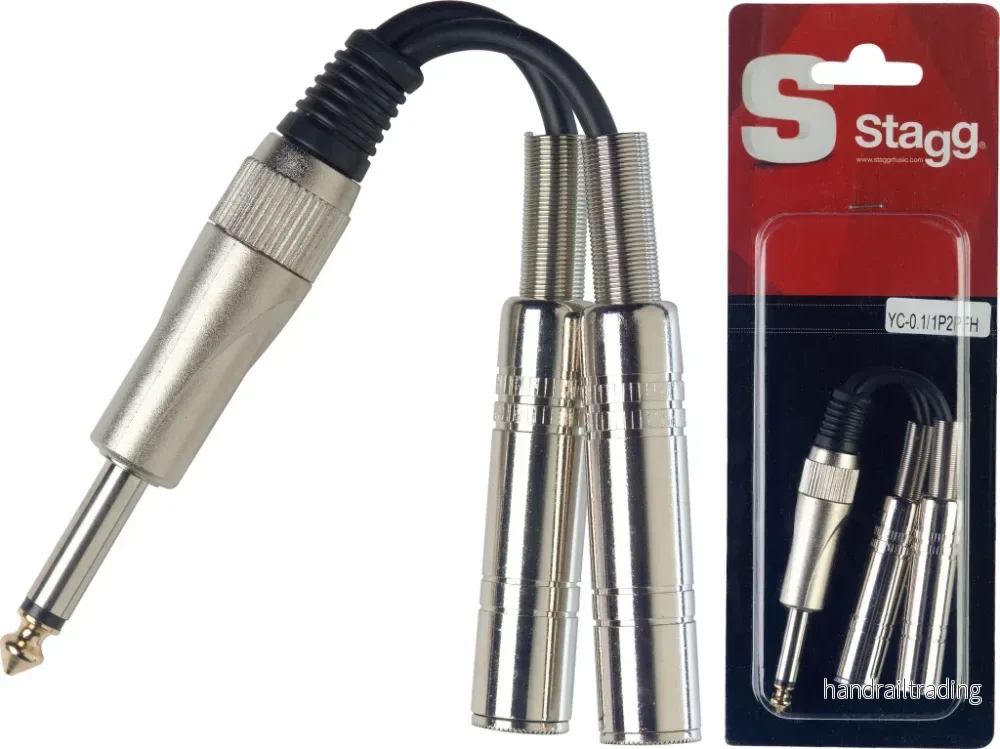 YC-01/1P2PFH 1Xjack Mono M/2Xjack Fem-0,1Mt YC-01/1P2PFH 1Xjack Mono M/2Xjack Fem-0,1Mt