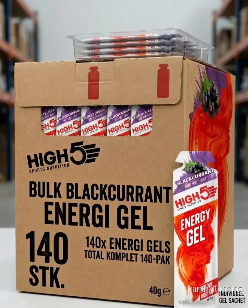 High5 Energigel Blackcurrant 40 g x 140 st. DATUMVARA låda High5 Energigel Blackcurrant 40 g x 140 st. DATUMVARA låda